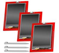 AZDelivery 3 x Module Bouclier d'Affichage Tactile LCD TFT 2.4 Pouces SPI TFT 240x320 ILI9341/XPT2046 5V Compatible avec Arduino incluant Un E-Book!