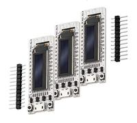 AZDelivery 3 x NodeMCU ESP8266-12F Heltec avec écran OLED CP2102 Carte de développement WLAN WiFi Compatible avec Arduino y Compris Un eBook