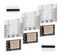 AZDelivery 3X ESP8266 ESP-12F Version améliorée à ESP-12E, Wireless Remote Module serielle WiFi pour microcontrôleur avec Carte adapteur Compatible avec Arduino et Raspberry Pi y Compris Un eBook
