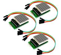 AZDelivery 3X MAX7219 8x8 1 Module d'affichage à Del MCU à Matrice de Points 8x8 Compatible avec Arduino et Raspberry Pi y Compris Un eBook