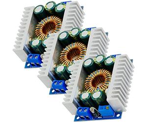 AZDelivery 3x XL4016E1 DC-DC Step Down Buck Convertisseur, Régulateur de Tension, Convertisseur de Tension Ajustable 5-40V à 1.2-36V 12A Carte Step Down Compatible avec Arduino incluant Un E-Book!