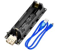 AZDelivery 5 x 18650 Porte-Piles 5V - 3V Micro Connexion USB Compatible avec Arduino incluant Un E-Book!
