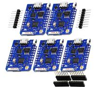 AZDelivery 5 x D1 Mini Pro Compatible avec Arduino incluant Un Ebook!