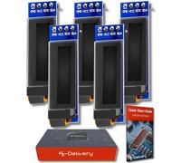 AZDelivery 5 x Display I2C 0,91 Pouce 128 x 32 Pixels, SSD1306 Caractères de Couleur Blanche, Écran Compatible avec Arduino et Raspberry Pi incluant Un E-Book!