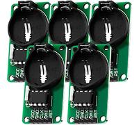 AZDelivery 5 x DS1302 Horloge Série en Temps Réel RTC Module Compatible avec Arduino et Raspberry Pi y Compris Un eBook