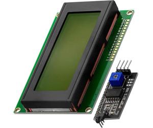 AZDelivery 5 x HD44780 2004 LCD Module afficheur Vert 4x20 caractères de Couleur Noire avec Interface I2C Compatible avec Arduino et Raspberry Pi incluant Un EBook!