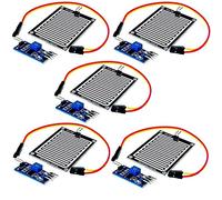 AZDelivery 5 x Module Capteur de Pluie Compatible avec Arduino et Raspberry Pi y Compris Un eBook