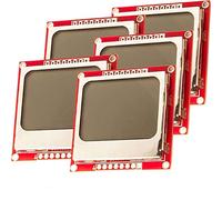 AZDelivery 5 x PCD8544 84x48 Pixel écran LCD, avec rétro-éclairage Compatible avec Nokia 5110 et Manette de Jeu PS2 Joystick Compatible avec Arduino et Raspberry Pi incluant Un e-Book!