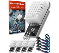 AZDelivery 5x DHT22 AM2302 Capteur de Température et d’Humidité avec Câble Compatible avec Arduino et Raspberry Pi incluant Un E-Book!