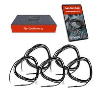 AZDelivery 5x DS18B20 2m câble capteur de température numérique en acier inoxydable, sonde thermique étanche compatible avec Arduino et Raspberry Pi incluant E-Book