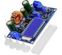 AZDelivery 5x HW-140 DC-DC Buck Boost Convertisseur de Puissance Automatique Display Ampèremètre LCD 3A 5.5V-30V à 0.5V-30V Compatible avec Arduino incluant Un E-Book!