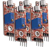 AZDelivery 5X KY-038 Module d'acquisition Acoustique Microphone Voix - Capteur de Son Module Petit Compatible avec Arduino et Raspberry Pi y Compris Un eBook