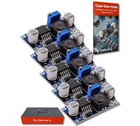 AZDelivery 5X LM2596S Adaptateur d'alimentation DC-DC Step Down Module Compatible avec Arduino et Raspberry Pi incluant Un E-Book!