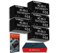 AZDelivery 5X Mini Module Adaptateur Alimentation 220V à 5V Compatible avec Arduino et Raspberry Pi incluant Un E-Book!