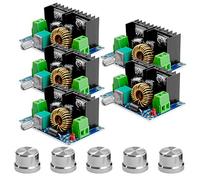 AZDelivery 5X XL4016E1 DC-DC Step Down Buck convertisseur de Puissance Module XH-M401 PWM réglable 4-40V à 1,25-36V Step Down Board, Compatible avec Arduino incluant Un E-Book!