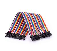 AZDelivery Jumper Wire Cavalier Câble F2F pour Microcontrôleur Breadboard - 3 en 1 Multicolore Fil Wire Compatible avec Arduino et Raspberry Pi incluant Un E-Book!