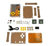 AZDelivery Kit de construction électronique DIY - Console avec boîtier transparent, kit d'électronique à main rétro pour débutants et confirmés, kit de soudure pour apprendre à souder et à faire