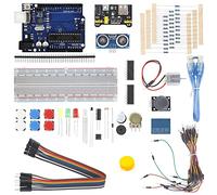 AZDelivery kit de programmation électronique avec des résistances, un module d'alimentation et un kit de capteur de moteur DC avec LEDs Accessoires électroniques compatibles avec Arduino