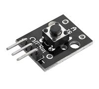 AZDelivery KY-004 Module de Bouton-Poussoir capteur Interrupteur ompatible avec Arduino et Raspberry Pi y Compris Un eBook