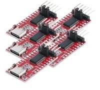 AZDelivery Lot de 5 adaptateurs série USB-C vers TTL pour 3,3 V et 5 V compatibles avec FT232RL - Compatible avec Arduino avec e-book (français non garanti)