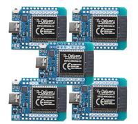 AZDelivery Lot de 5 mini modules NodeMCU ESP 32 Bluetooth Internet avec port USB-C compatible avec Arduino et compatible avec Wemos D1 Mini avec e-book inclus