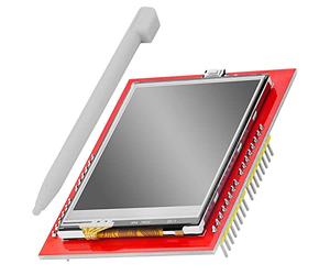 AZDelivery Module Bouclier d'Affichage Tactile LCD TFT 2.4 Pouces SPI TFT 240x320 ILI9341/XPT2046 5V Compatible avec Arduino incluant Un E-Book!