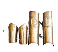 Azeem Mart Ensemble d'armure de guerrier spartiate, réplique du bouclier spartiate légendaire du roi Leonidas (protège-bras et jambes)