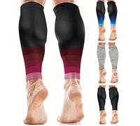 aZengear Manchons de Compression pour Les Mollets, Hommes et Femmes | Attelles de Tibia de Maintien du Mollet, Chaussettes et Bas de Contention pour la Course, Crampes (S/M)