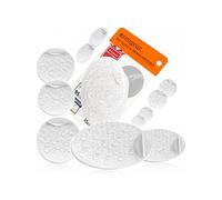 aZengear Patchs de Réparation Auto-adhésifs - Tissu Polyester Imperméable Résistant à la Déchirure pour Veste en Duvet, Blouson, Combinaison de Ski, Chaussures, Tente (Transparent)