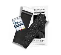 aZengear Patchs de réparation autocollants (lot de 2) Imperméables, réparer les doudounes, les trous de chaussures, les tentes, les tissus d'ameublement et les matelas pneumatiques (Noir, 6x20cm)