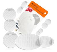 aZengear Patchs de Réparation Auto-adhésifs - Tissu Polyester Imperméable Résistant à la Déchirure pour Veste en Duvet, Blouson, Combinaison de Ski, Chaussures, Tente (Transparent)