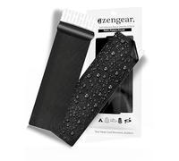 aZengear Patchs de réparation autocollants (lot de 2) Imperméables, réparer les doudounes, les trous de chaussures, les tentes, les tissus d'ameublement et les matelas pneumatiques (Noir, 6x20cm)