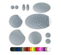 aZengear Patchs de réparation de doudoune | Prédécoupés, autocollants, imperméables, résistants aux déchirures en nylon pour fixer des trous dans les vêtements (11 pièces,argent)