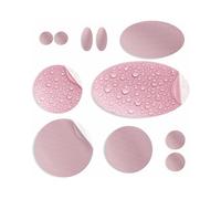 aZengear Patchs de réparation de doudoune | Prédécoupés, autocollants, imperméables, résistants aux déchirures en nylon pour fixer des trous dans les vêtements (11 pièces, Rose Poussiéreux)