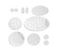 aZengear Patchs de réparation pour doudoune | Prédécoupés, autocollants, doux, imperméables, en nylon indéchirable pour fixer les trous dans les vêtements, pantalons de ski (11 pièces, Transparent)