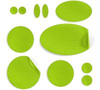 aZengear Patchs de réparation pour veste en duvet | Tissu en nylon, auto-adhésif, imperméable et résistant aux déchirures pour réparer les trous dans les vêtements (11 pièces, vert)