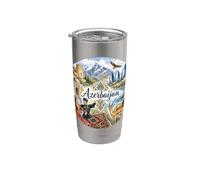 Azerbaïdjan, mer Caspienne, Bakou Gobelet isotherme en acier inoxydable double paroi