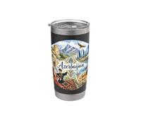 Azerbaïdjan, mer Caspienne, Bakou Gobelet isotherme en acier inoxydable double paroi