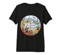 Azerbaïdjan, mer Caspienne, Bakou T-Shirt Haut de Gamme