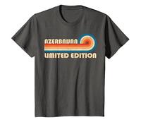 Azerbaijan Country Travel Vacation Souvenir T-Shirt, Enfant, Asphalte, 2 Ans