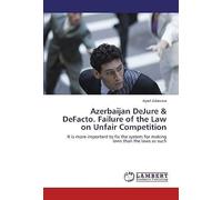 Azerbaijan Dejure & Defacto. Failure Of The Law On Unfair Competition