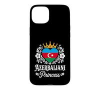 Azerbaijani Princess Azerbaijan Flag Proud Azerbaijani Girl Coque pour iPhone 15 Plus