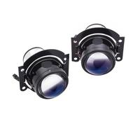 AZGSXBGA Kit de phares antibrouillard, feux de conduite à usage général, lentilles de réglage for voiture et moto, projecteur bi-xénon, utilisation d'ampoules H11 HID(Blue Lens)