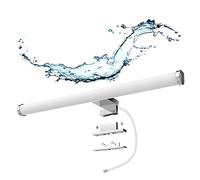 Azhien Lampe Miroir Salle de Bain 10W 1200LM 40cm Blanc Neutre 4000K, 230V IP44 Lampe Miroir 3 en 1 Miroir Lumineux LED, Non Scintillement Étanche Lamp de Miroir,400mm ORB-400-4000K