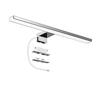 Azhien Lampe pour Miroir LED Salle de Bains 10W 820lm,400mm Blanc Froid 6500K Lampe Miroir 230V IP44 3 en 1 Salle de Bain Lumiere 40cm