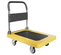 AZHKJKZH Diable De Manutention Chariot À Plateforme Pliable 330 LB pour Jardin