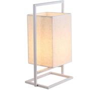 AZHKJKZH Lampe Table Lampe De Table Style Chinois avec Poignée, Bureau Rétro Décorée, Abat-Jour en Tissu Et Cadre Fer Forgé pour Home(A)