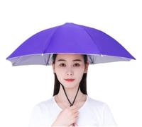 AZHKJKZH Outils D’ActivitéS Plein Air Parapluie, Chapeau, Casquette De Soleil Pliable, Couvre-Chef Multifonction Portable pour Multiples Occasions