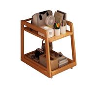 AZHKJKZH Support Imprimante Multifonction Support for Imprimante Portable, Meuble De Rangement Bureau, Armoire for Dossiers Étagère Bureau(Light Brown)