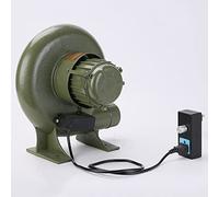 AZICYN Souffleur de Forge électrique à Vitesse Variable 40W-370W, Ventilateur de Barbecue Haute Puissance, pour ménage, Barbecue, Ventilateur centrifuge de forgeage Industriel - 220V (40W